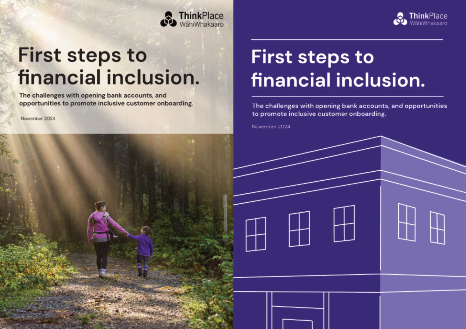 Cover of the First Steps to Financial Inclusion report